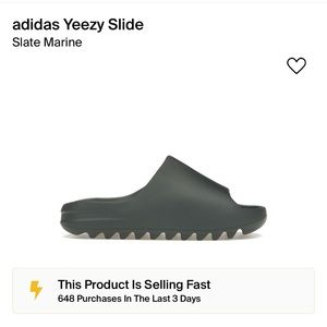 Adidas yeezy slide slate marine size 5